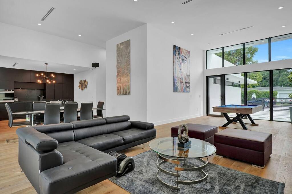 Design House -Heated Pool -Big Yard -Gated Parking Villa Miami Luaran gambar