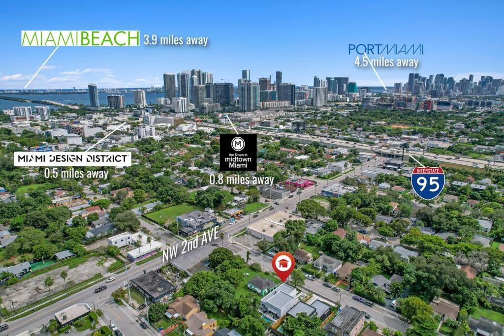 Design House -Heated Pool -Big Yard -Gated Parking Villa Miami Luaran gambar